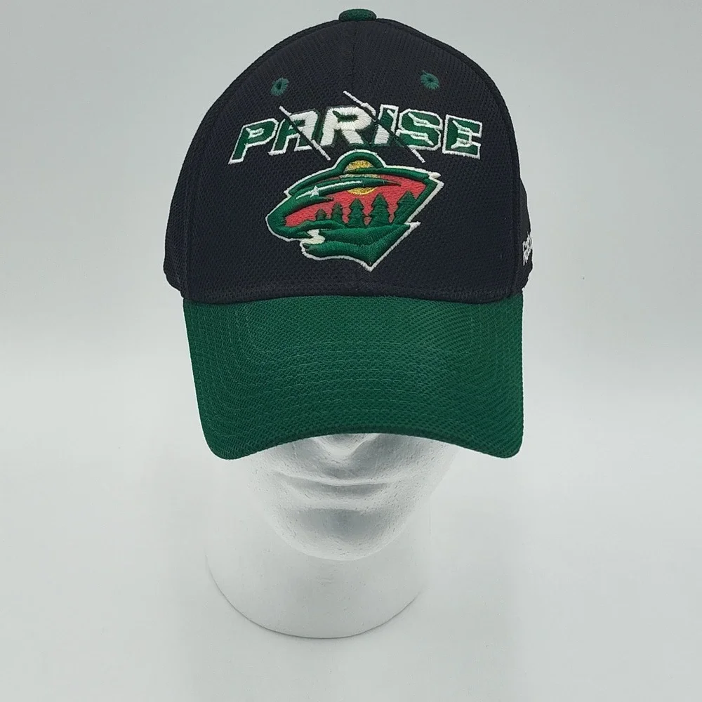Minnesota Wild Cap #11 Zach Parise NHL L/XL‎ Reebok Flex Fit Baseball👀📸SEE📸